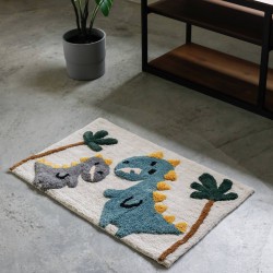 Kids Tufted Bath Rug - Dino Day Out